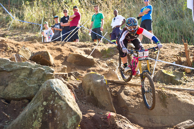 ____racing to qualify for the Pietermaritzburg South Africa 2011 MTB World Cup DH race.