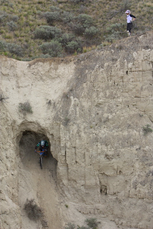 whens the last time you rode your bike out of a rad tunnel? Photo by Ron Penney.