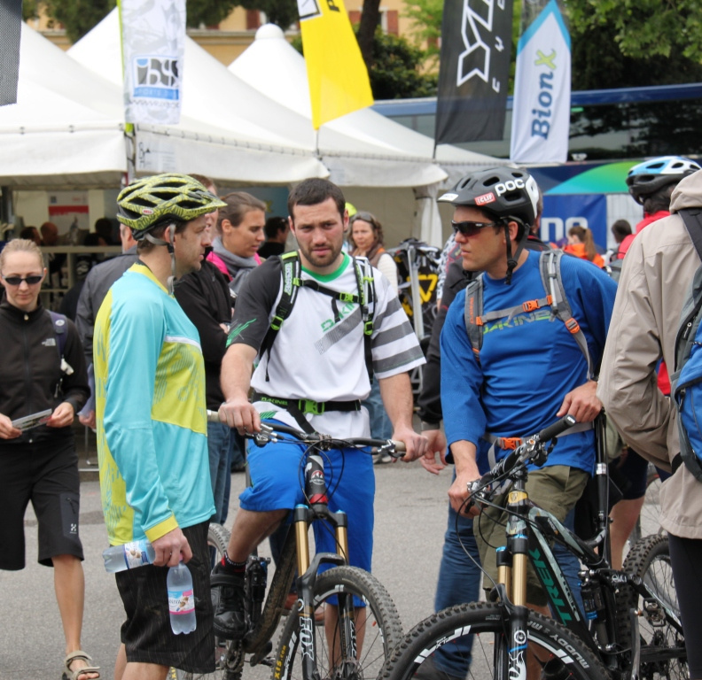 3 canadian legends at bikefestival Riva del Garda, Italy