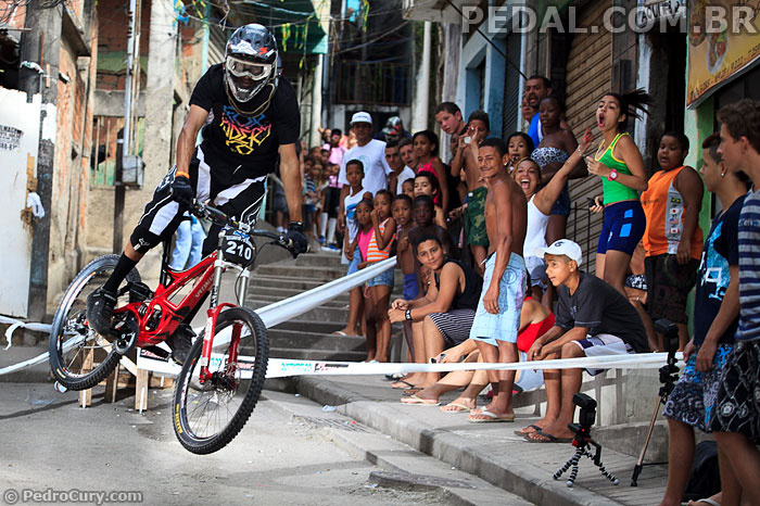 Downhill Racing in Brazilian Favela