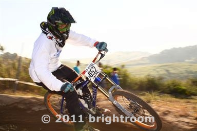 Me shmobbing down the s berm on the sea otter course this year (2011). I got 1st place!!!!!
