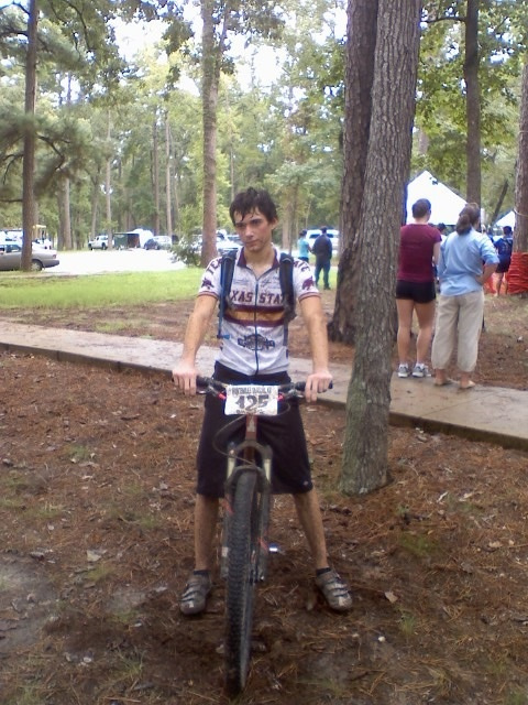 after the finish of my first race!  I got 3rd!