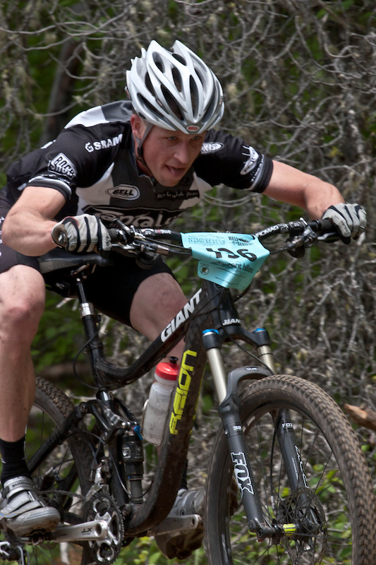 Riders were not only faced with difficult climbs but they also had difficult descents. Definitely not your typical XC race.