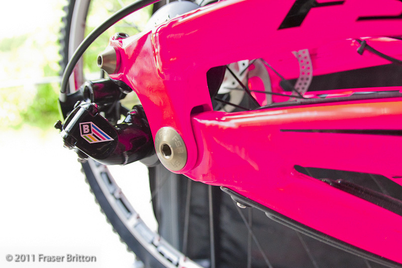 Sam Hill's Custom Pink Specialized Demo - Fort William