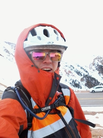 60mph sustained winds, 38 degrees, why am I smiling?