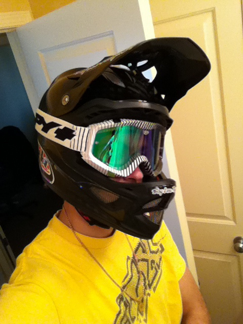 new TLD D3  and SPY goggles