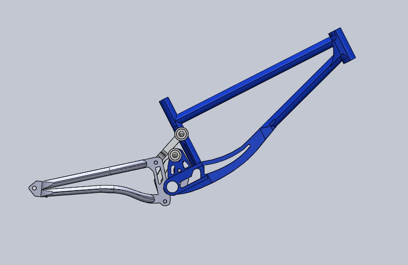 Mk 3 design

curvy swing arm with much better clearance, and second idler for lower chain ro run back over as it cycles round reducing chain grown dramatically without resorting to the complexity of a jackshaft style setup