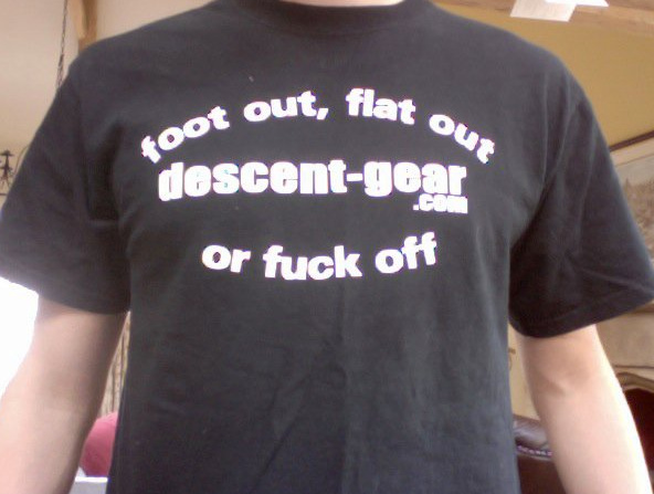 Descent-gear t-shirt