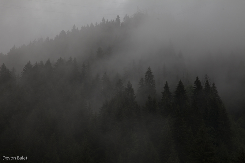 Fog was thick on Thursday.