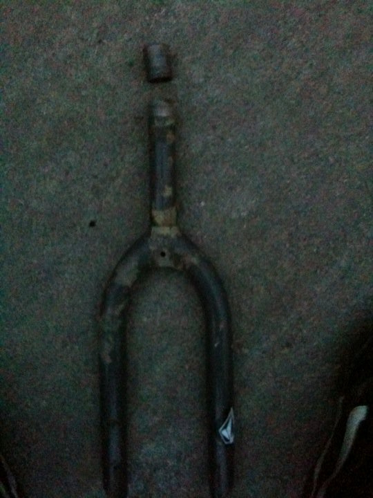snapped my steering tube on my forks