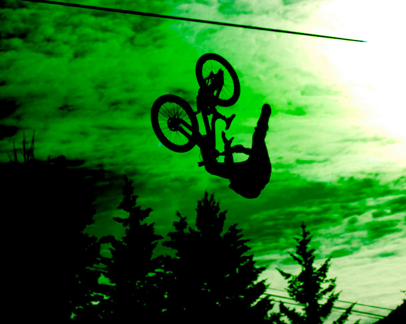Crankworx 2011 Joyride Finals. This isn t Photoshopped my camera got fried by the sun