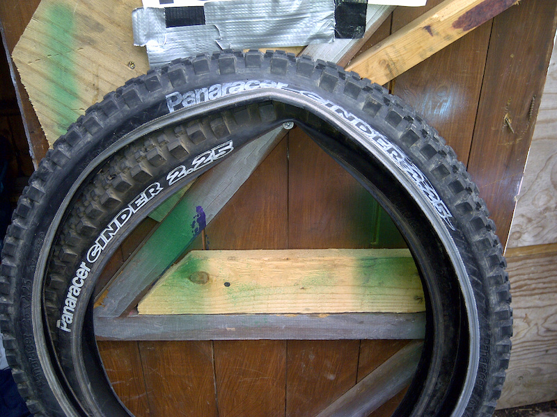 £10 a tyre , for both +20 posted , ridden on once thats it!!!