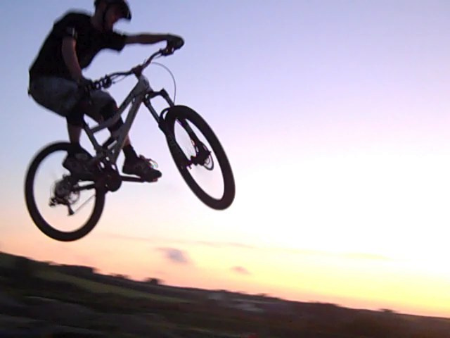 Shots taken from this video 
http://www.pinkbike.com/video/208677/
hence the slightly poorer quality