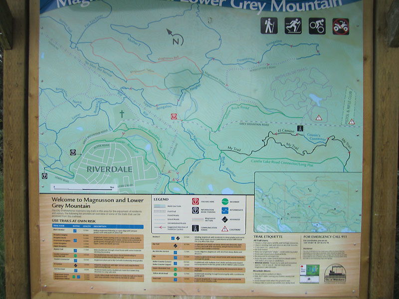map of Grey mountain