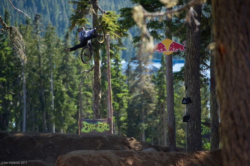 Cam McCaul came here to have a good time and ride his bike. Mission accomplished