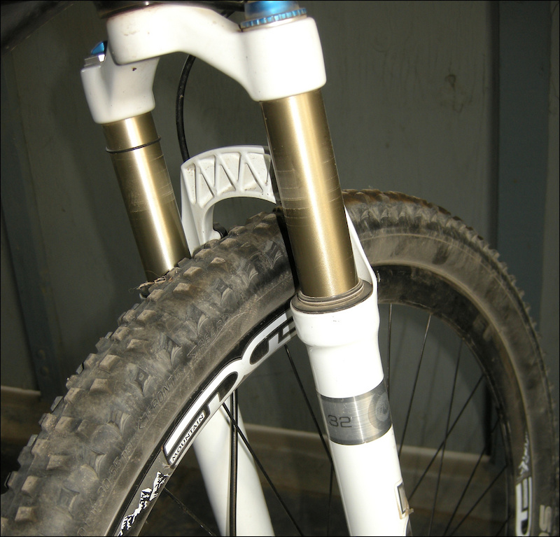 Mountain bike front fork clearance rebuild