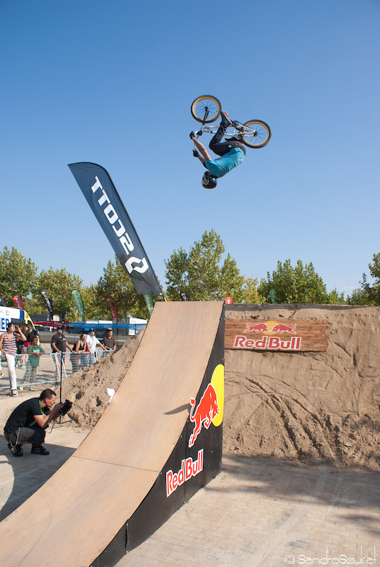 Barrerol 1 at the bmx dirt competition.