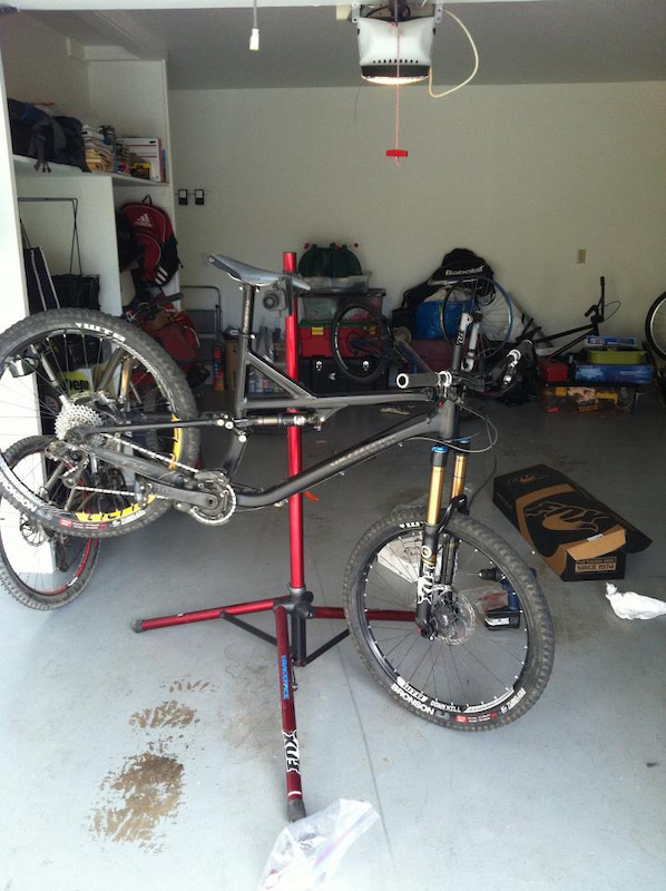 Stumpy evo all dialed in with new 2012 Talas 36 and XX brakes. New WTB TCS AM rims soon