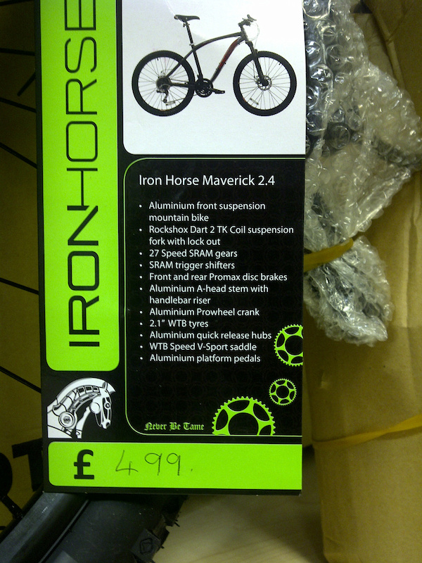 Iron horse maverick discount 2.4 mountain bike