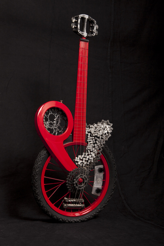 It's a bike, and a guitar!