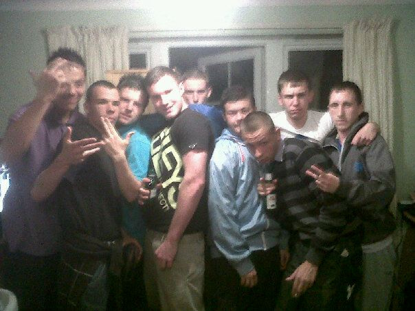 Some slut uploaded this to facebook with the title "my boys". Just thought I'd show non british people what chavs look like.