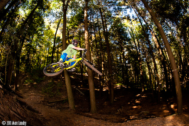 Kevin sending the hip at Big Trees.