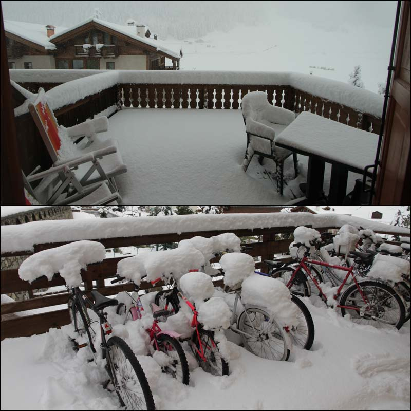 30cms of new snow on Sept 19th scotched plans to bike for the foreseeable future