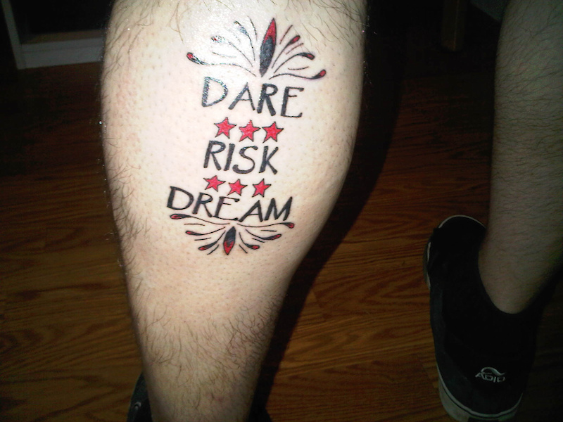 New tat on the back of my leg.