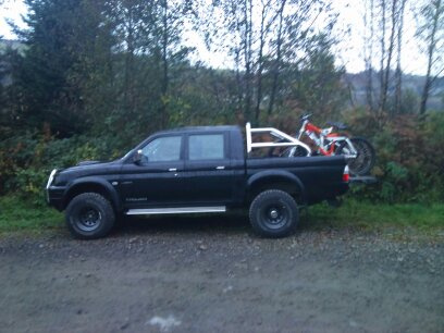 rickys truck with our bikes