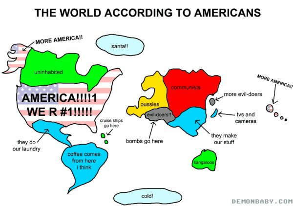 The world according to Americans :D