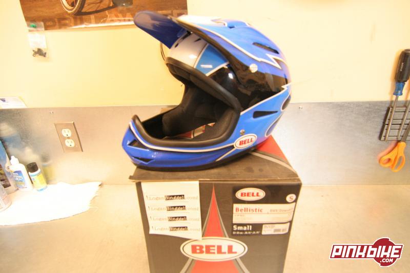 Brand new Bell helmet bought it and it didn't fit my head. 