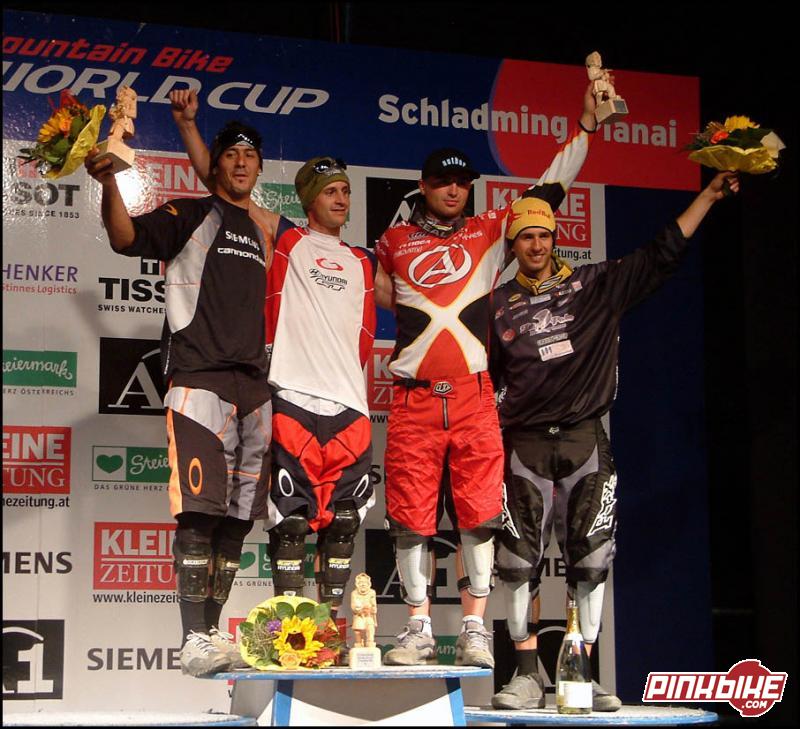 Filip Polc on World Cup podium in Schladming