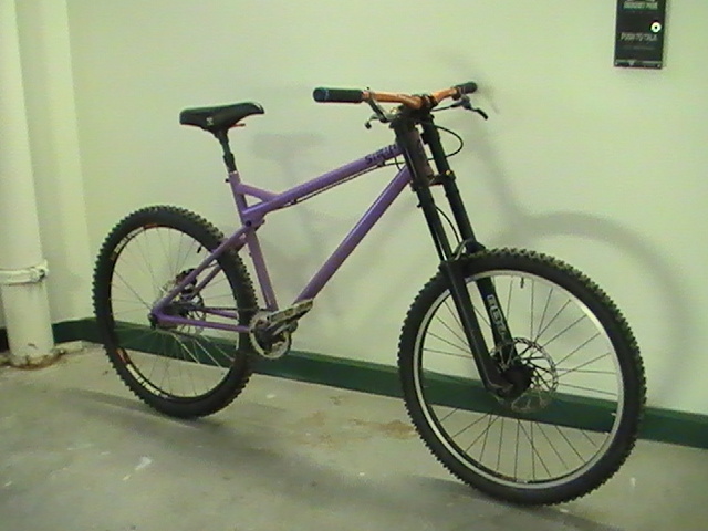 hardtail with dual crown forks