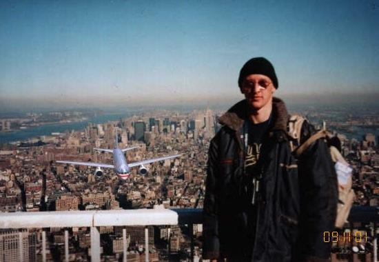 a picture that was sent to me, apperently the FBI found a camera still intact and developed the picture, kinda wierd...