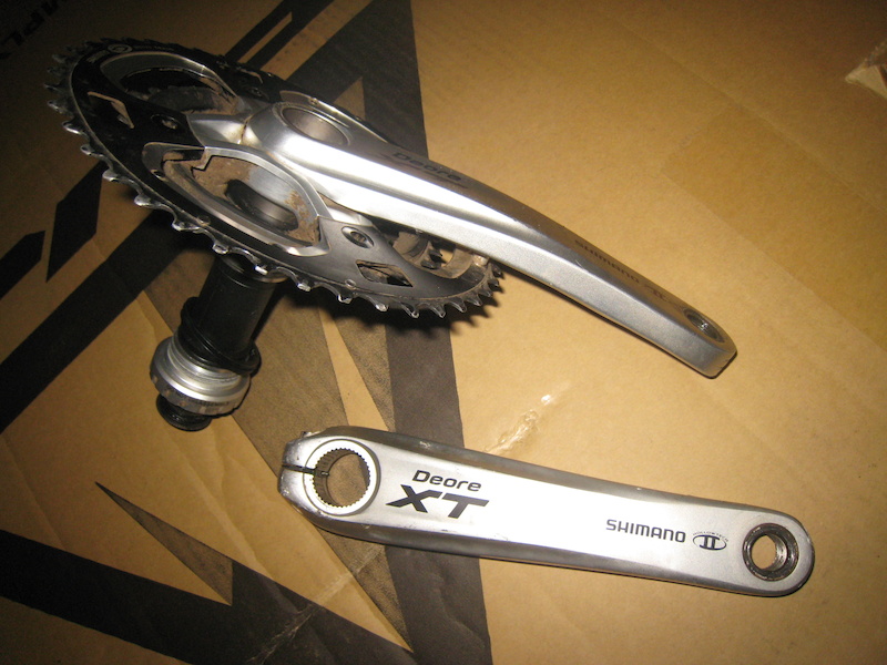 shimano deore 165mm crankset