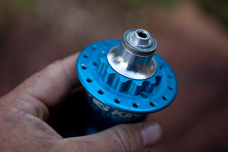 RARE Front Teal Turquoise Chris King Hubset discoTECH For Sale