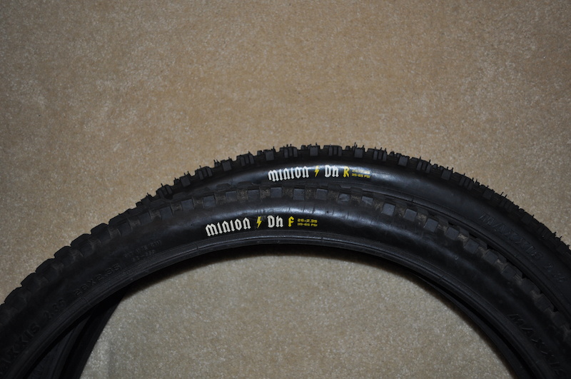 Maxxis dhf and r tires