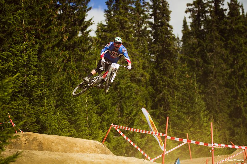 One of the big jumps in the 2012 worldcup track at Hafjell bikepark.
http://www.hafjellworldcup.com/