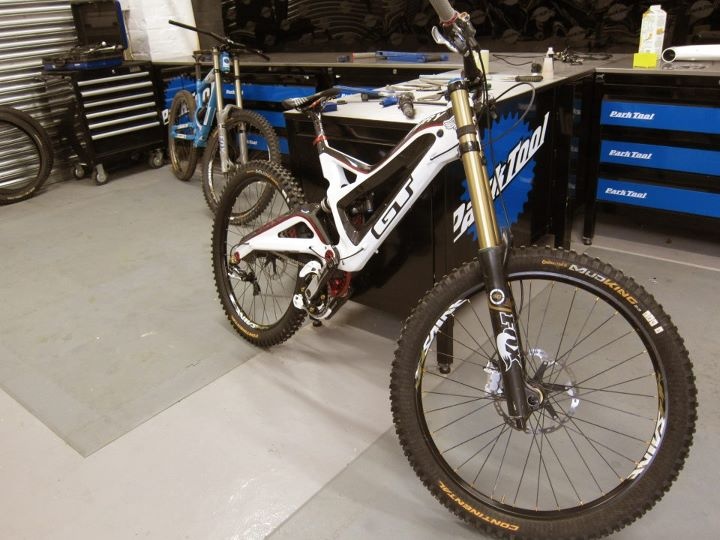 Press shot of the GT Fury test bike in California from the Atherton Facebook page.
