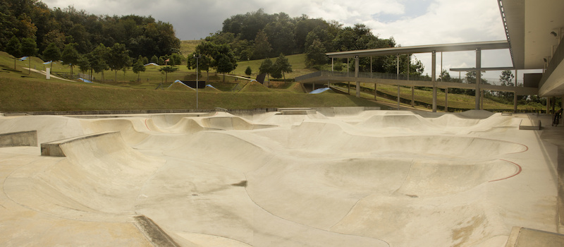 skate bmx park at PCP