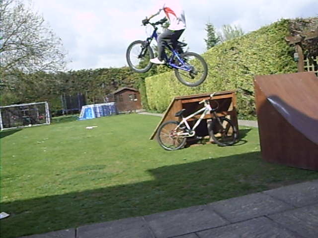 lil bro boosting on the ramps ....8 y/o. still frm a video