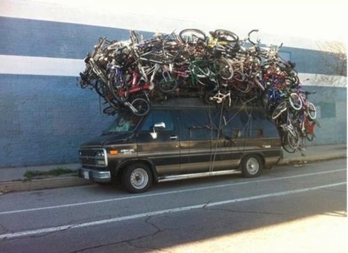 think we need a bigger bike rack!
