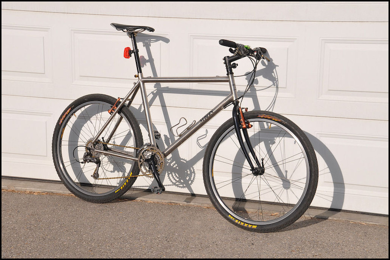 19.5 frame size Vintage bike mountain For Sale Titanium MERLIN