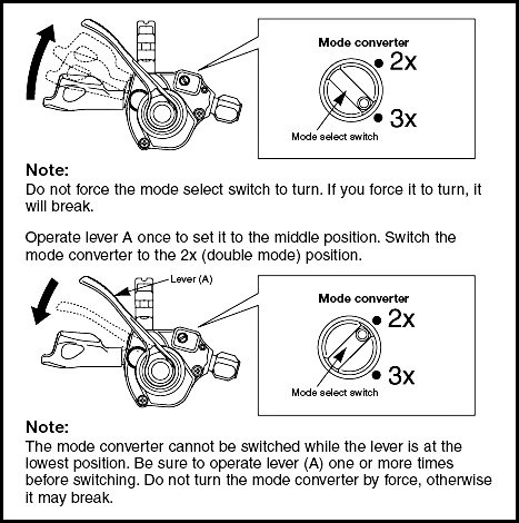 Shimano 200gs shifter store manual