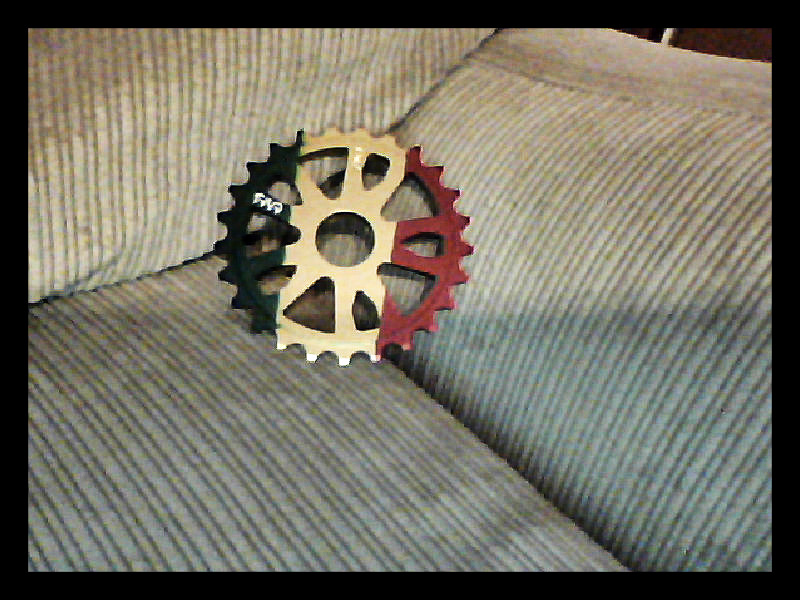new rasta cult member sprocket... can't wait to get it on the bicycle.