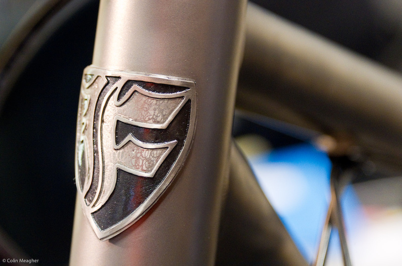 Funk also had a newly designed head-badge for their bike.