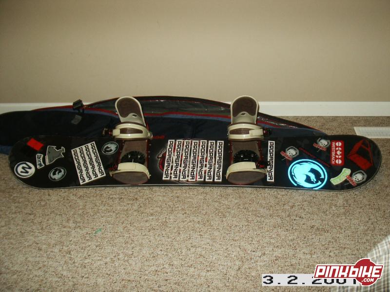 2003 snowboard setup up fer trade For Sale