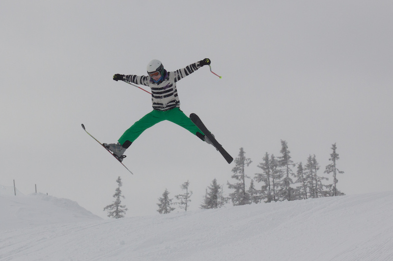 11 year old skier