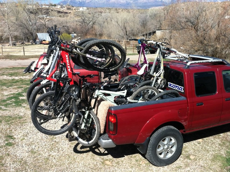 8 bikes and room to spare.