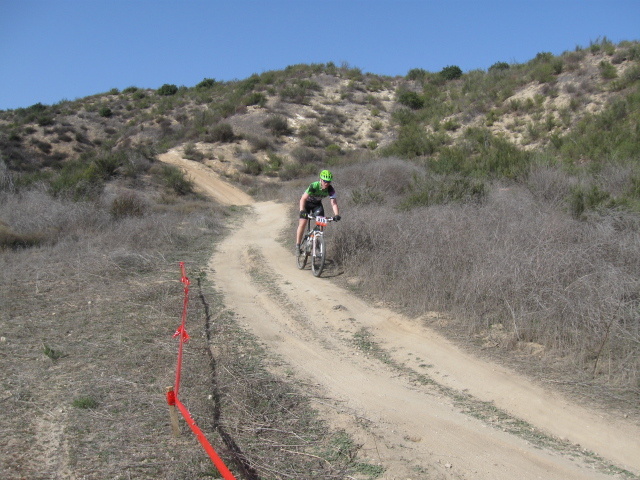 downhill section of race